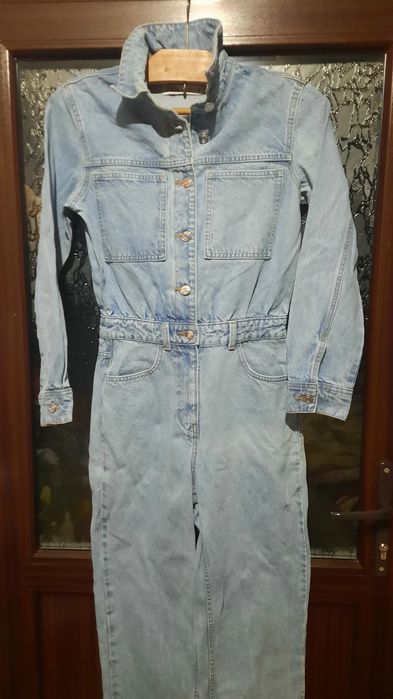 Salopetă demin Zara mărimea S/36