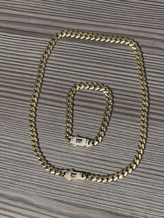 Set cuban aur 14K