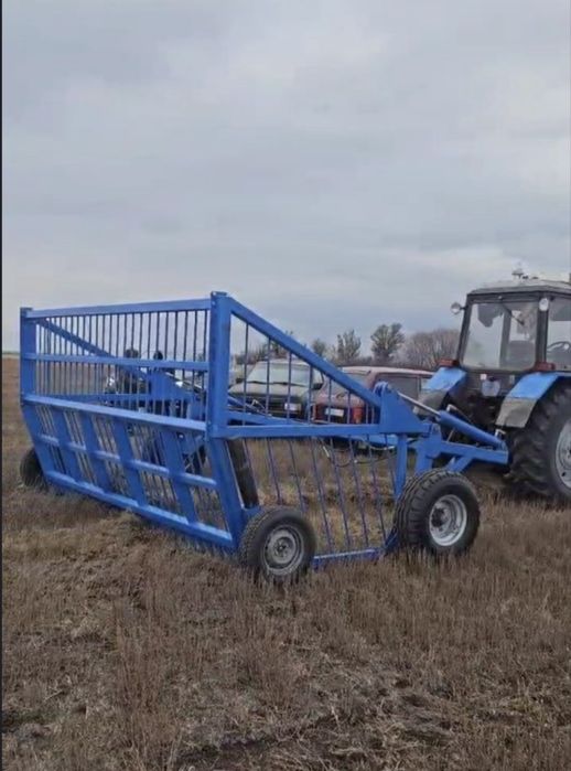 Волокуша, для очистки поля от соломы льна