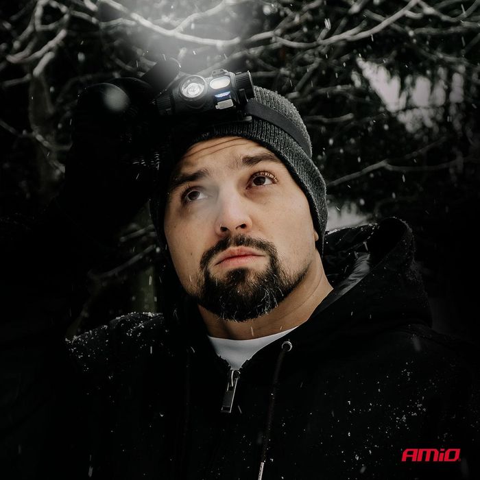 акумулаторен челник със сензор за движение xpg+cob 1200mah (batt) ...