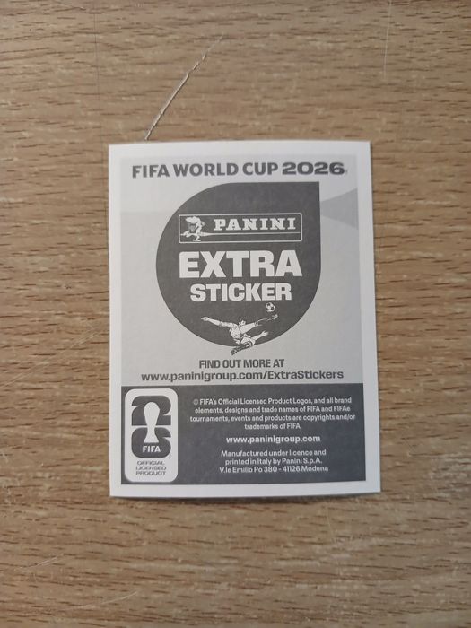 Extra sticker Messi 2026 Gold