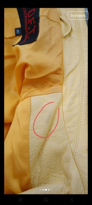 Geaca din piele naturala