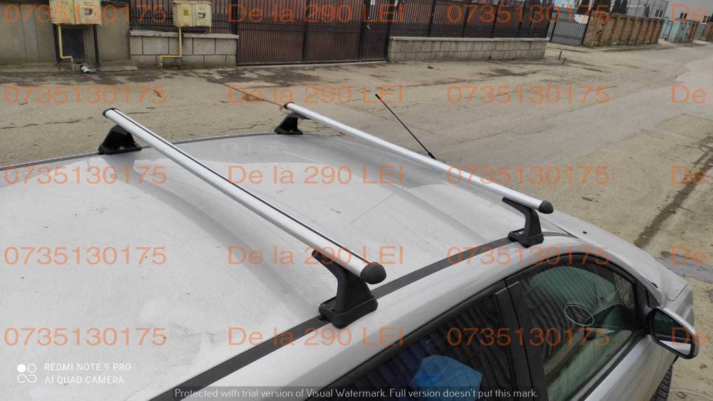 Bare portbagaj transversale HYUNDAI i20 i30 / KIA Ceed Proceed / OTEL ALUMINIU ANTIFURT