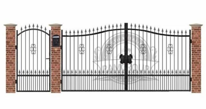 Gard din fier forjat