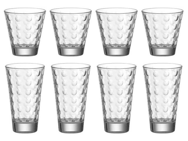 НОВИ! Чаши за уиски и безалкохолно 8 броя Leonardo Optic