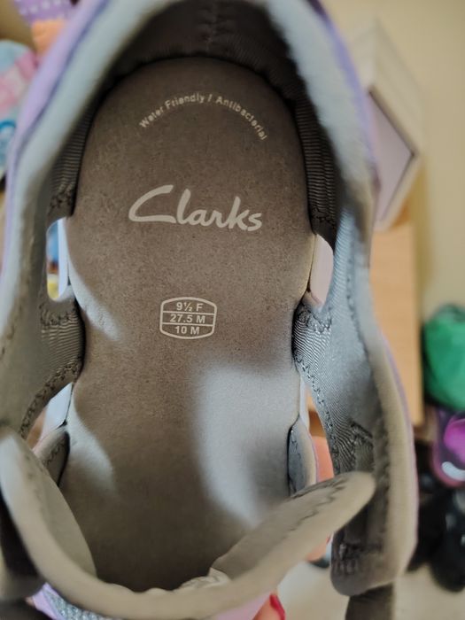 Детски сандали clarks 27.5