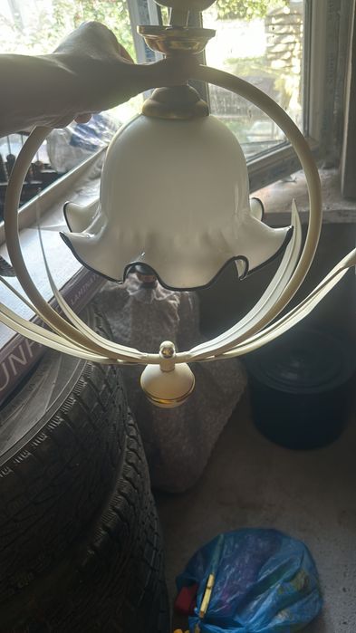 Люстра бу шам лампа