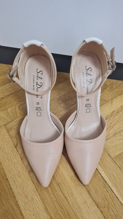 Pantofi din piele naturala 35