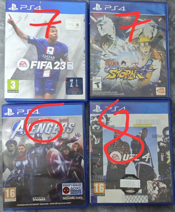 Диски на PS 4 продам,