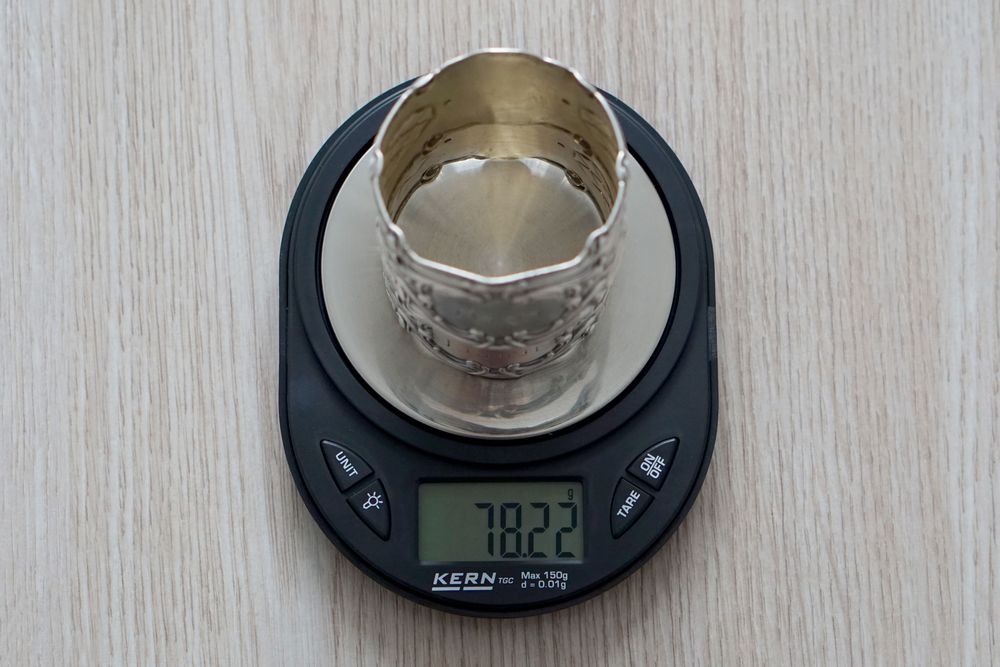 Set doua inele de servetele din argint 800 Germania