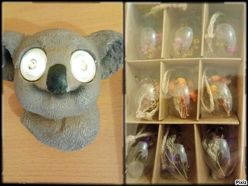 Соларна лампа,сувенир за стена-бухъл+подарък.