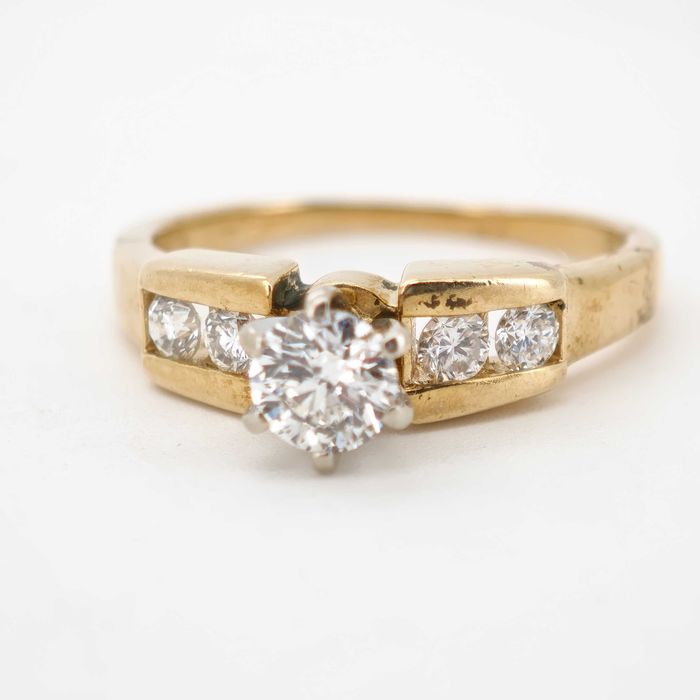 Inel diamante naturale 14k 0.88ct