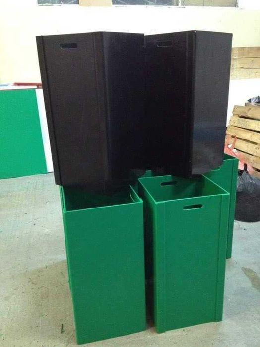 cutii depozitare polietilena, cos lada plastic, containere industriale