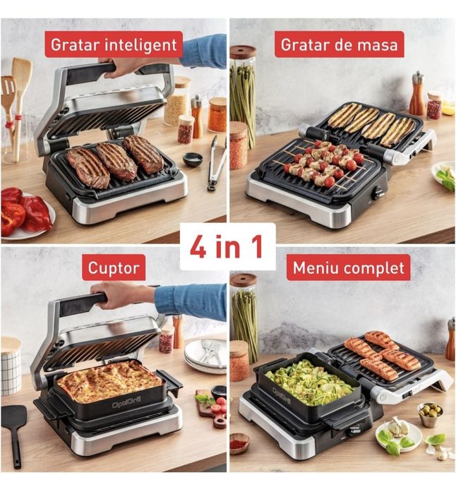 Gratar inteligent Tefal Optigrill 4 in 1
