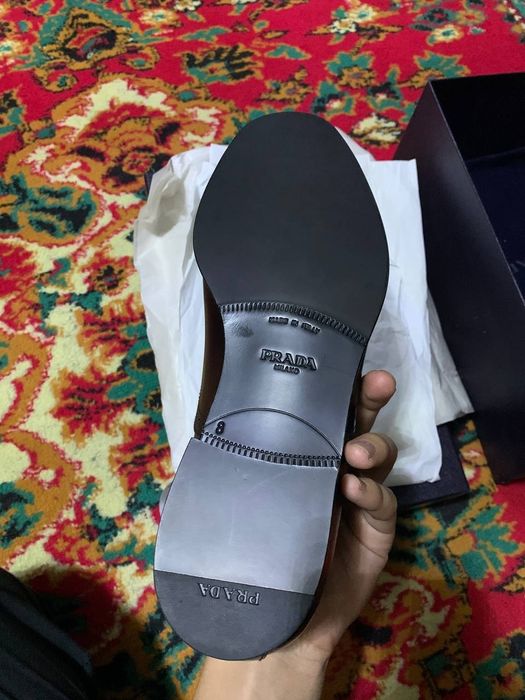 Туфли кожаные оксфоры PRADA