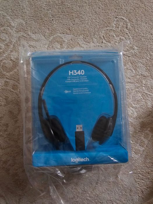 Новые наушники Logitech h340