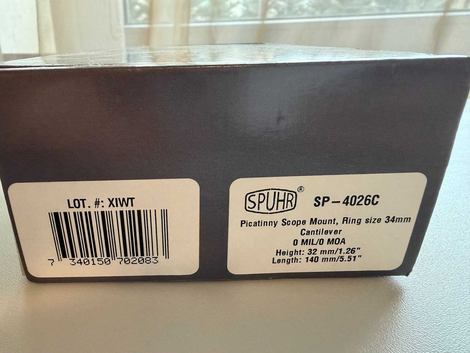 Vortex Razor HD Gen III 1-10x24 FFP + Spuhr SP-4026C