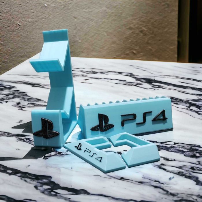 PS4 и PS5 - стойка за дискове,стойка за контролери и вертикална стойка