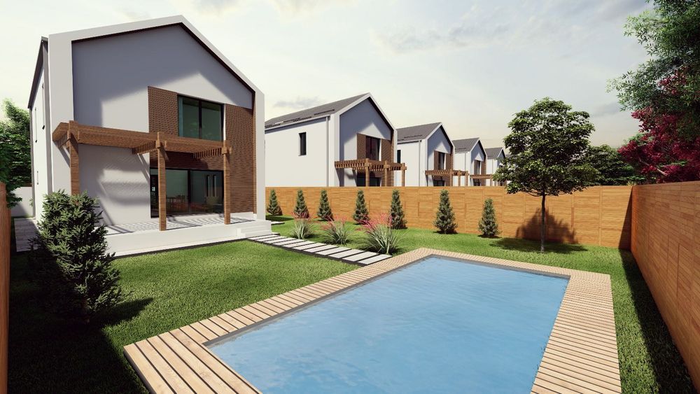 Vilă modernă 4 camere | 183 mp | teren 445 mp | aproape de Buzău | Riviera X - Mărăcineni