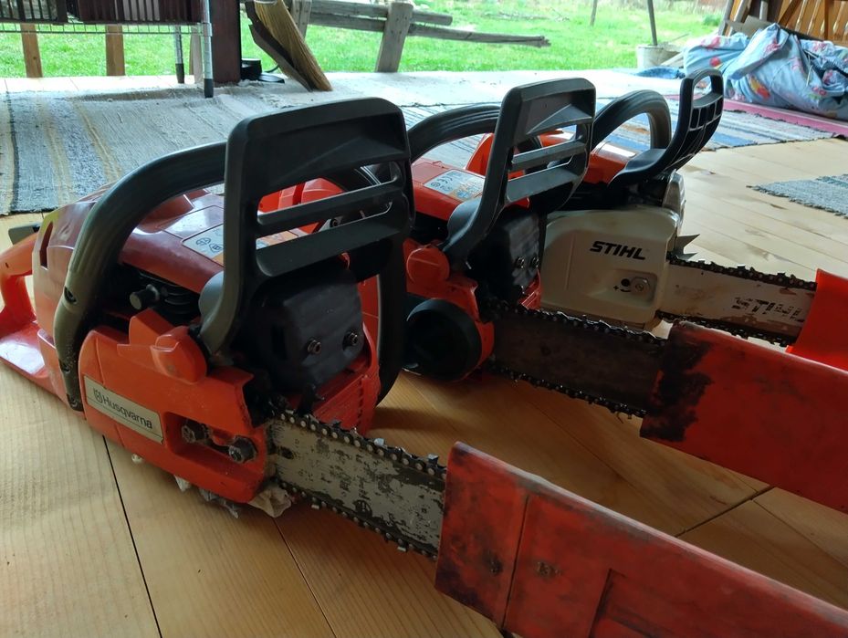 Продавам бензинови моторни резачки husqvarna 345