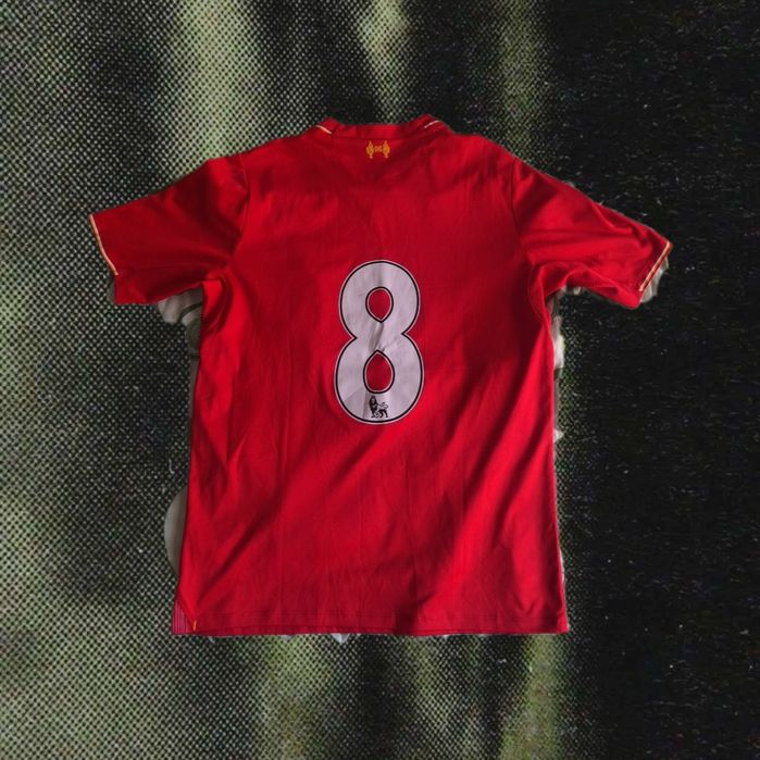 Liverpool x New Balance Тениска Екип 2015-2016 Home Kit Number 8