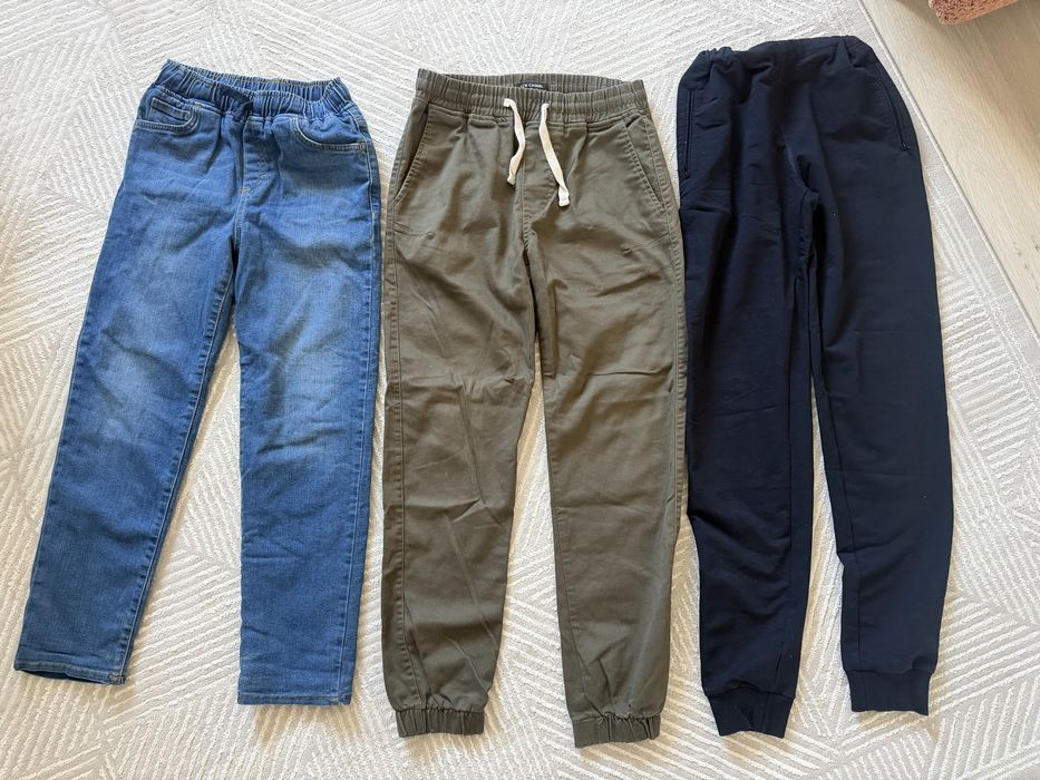 Джинсы рубашки 11-12лет