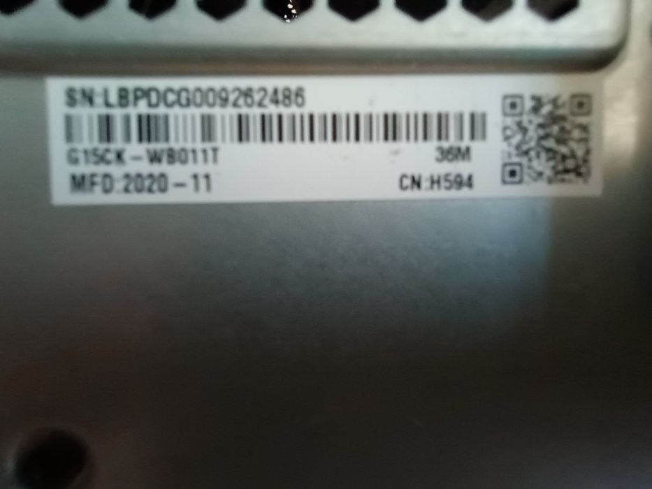 Компютър ASUS G15CK-WB011T