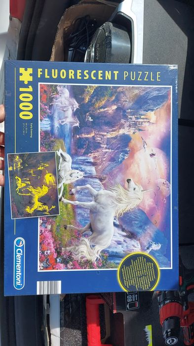 Puzzle UNICORN - 1.000 de piese, fosforescent