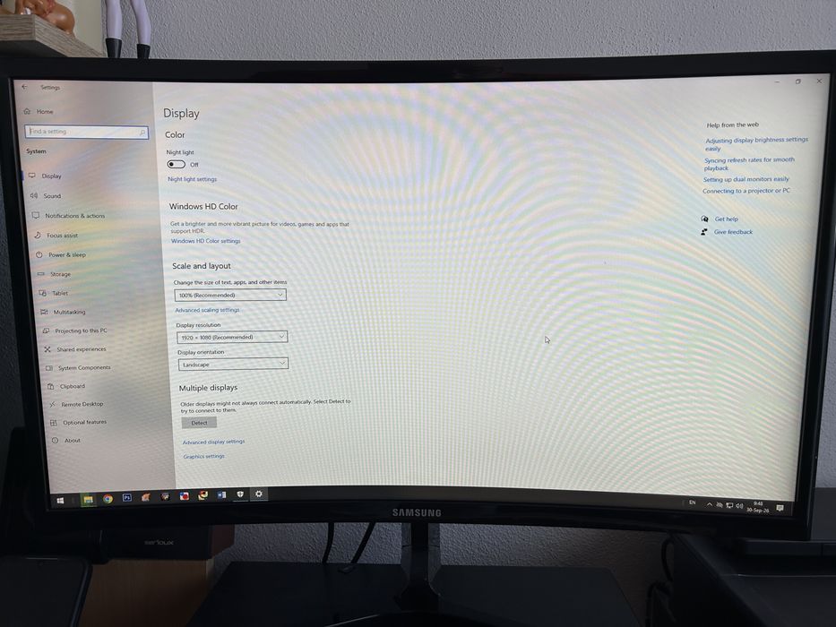 PC Desktop + Monitor Samsung, GTX 1050 Ti 4GB, SSD 512GB + HDD 2TB, 8GB RAM