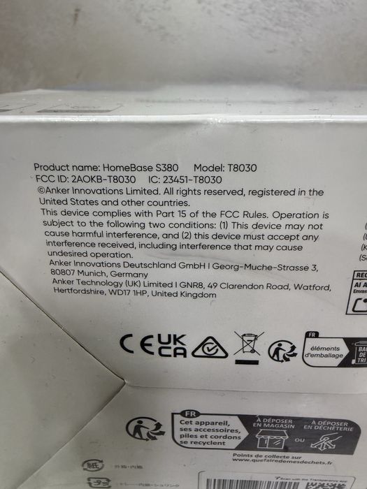 Anker Eufy Security HomeBase 3 S380 sigilat !