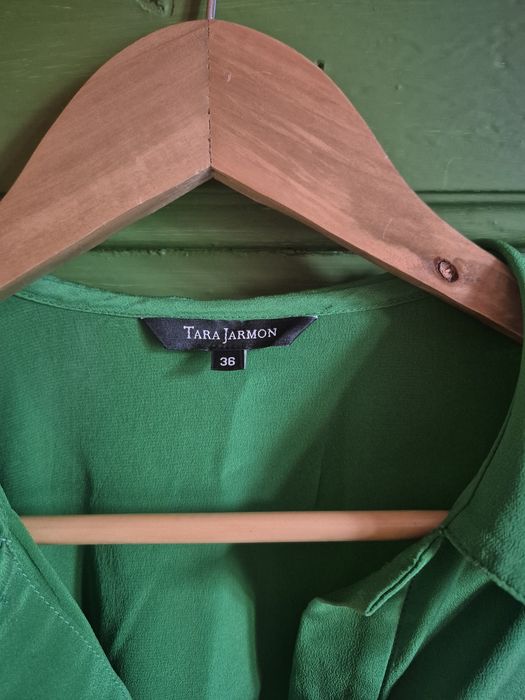 Зелена копринена риза, 36 размер
