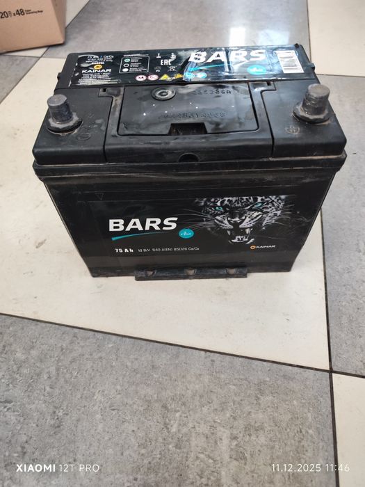 Продаю аккумулятор 75 на авто