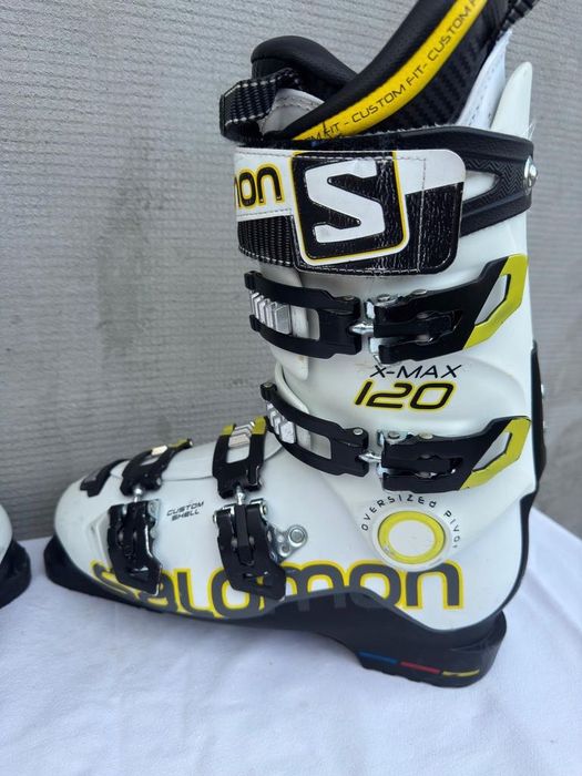 Clapari ski schi Salomon X-Max 120 Race Carve marime EUR:41 Mondo:26.5 Flex:120 last:98