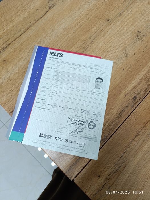 IELTS/CEFR intensive 2 oylik INDIVIDUAL darslar