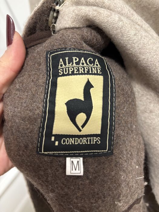 Palton alpaca si vulpe M