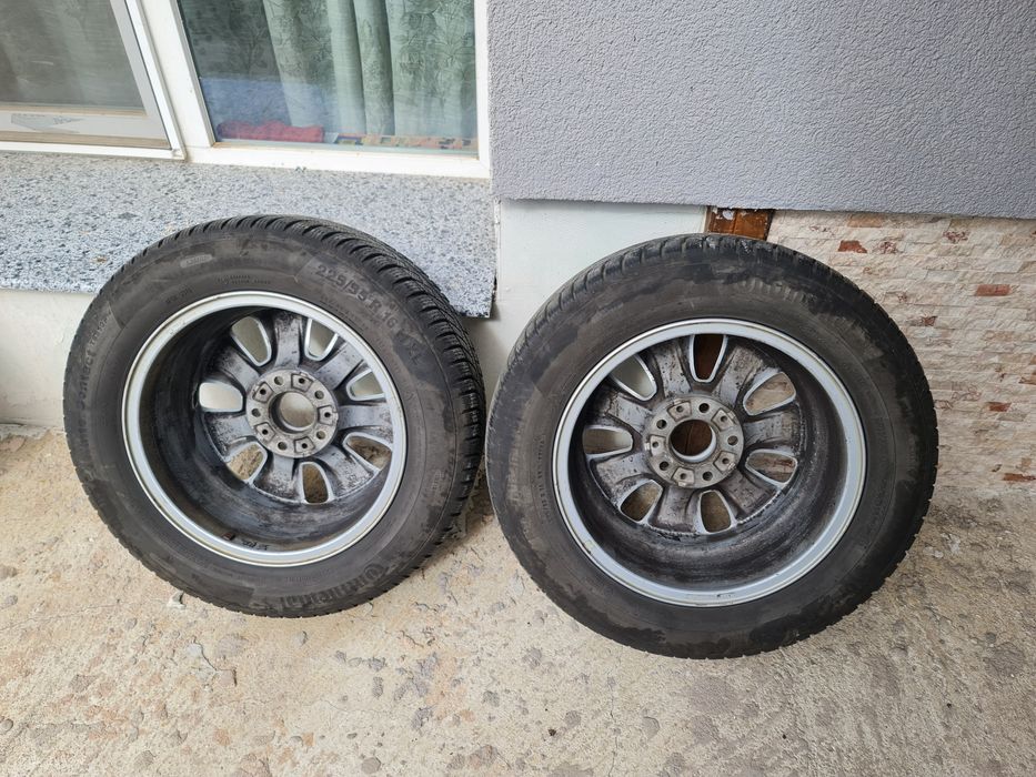 Продавам 4 джанти за BMW style 115 със зимни гуми