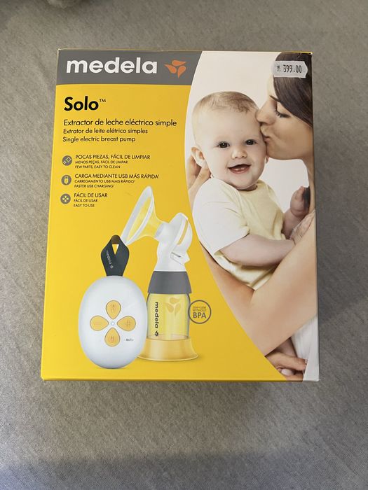 Medela Единична двуфазна електрическа помпа за кърма Solo+