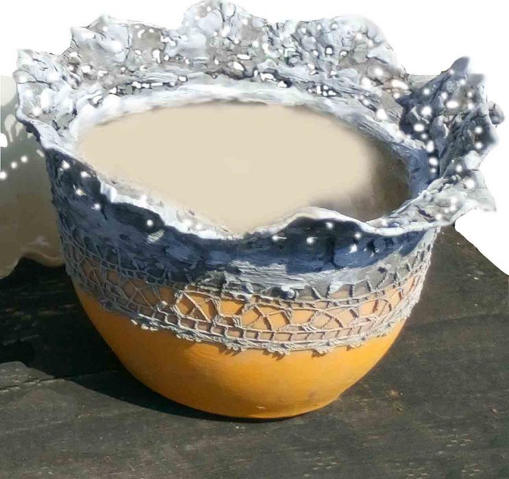 Саксии, кашпи, вази и други ръчна изработка