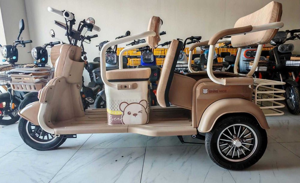 elektro uchbalonlik skuter motosikll TUOJIA TJ800DZK