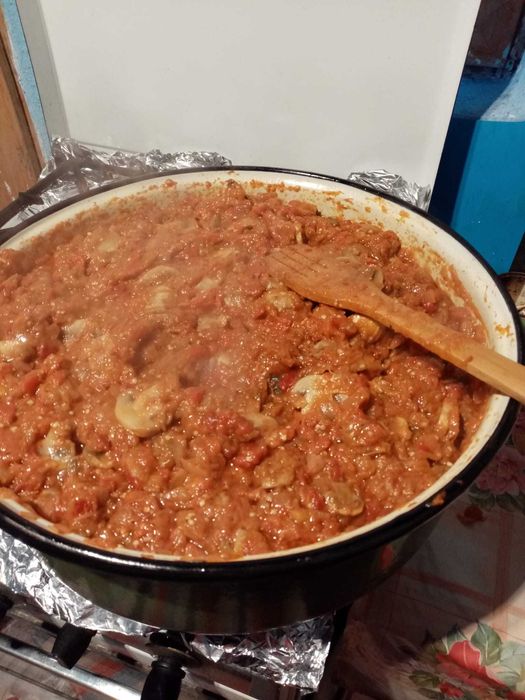 Zacusca de vinete cu ciuperci, bio