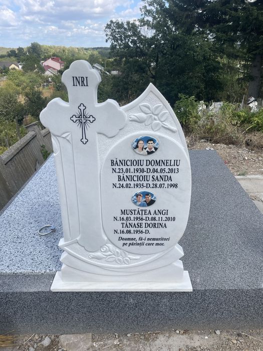 Constructii monumente funerare, Mozaic, Marmura, Granit. Cruci!