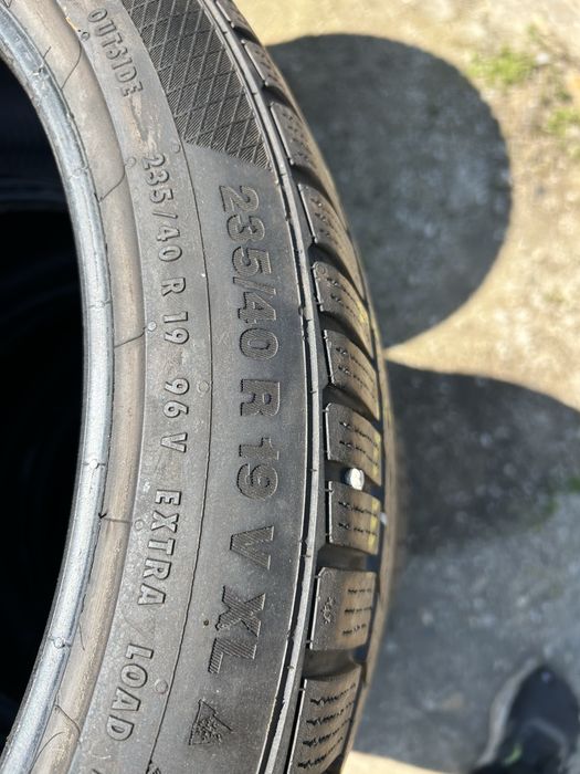4 зимни гуми continental 235 45 19 7mm