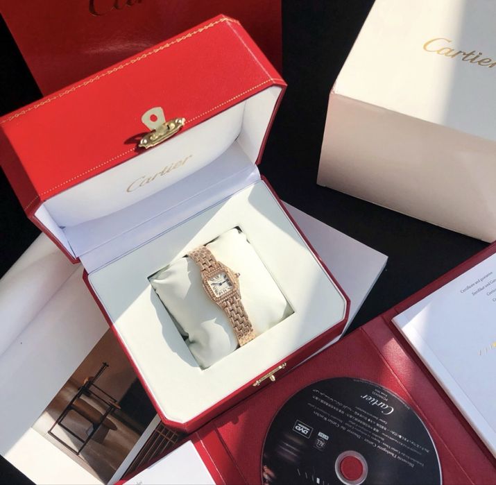 Ceas Cartier Panthère Rose Gold Diamond 22mm