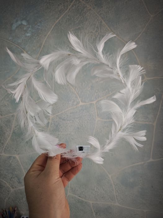 Set 2 coronițe îngeraș, cu instalatie