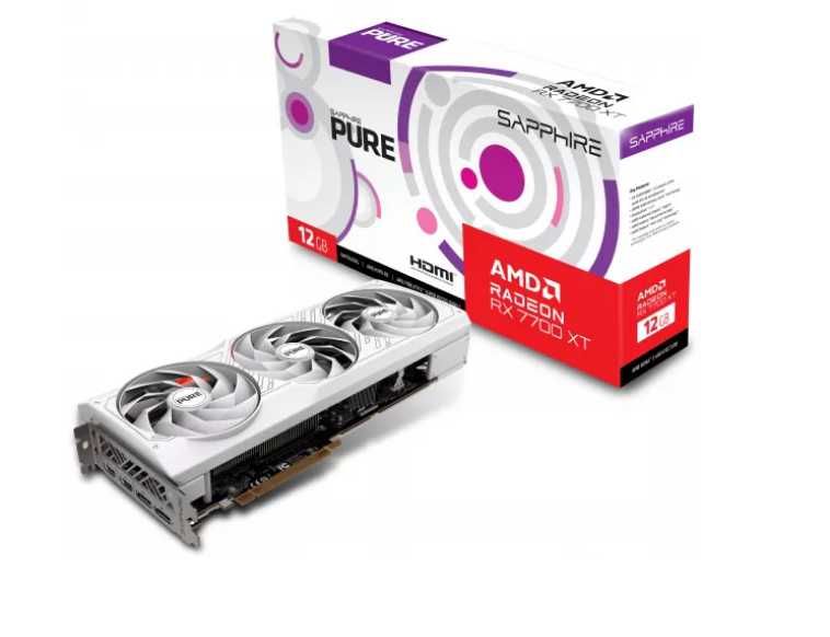 Placa Video saphire pure AMD radeon RX 7700 XT