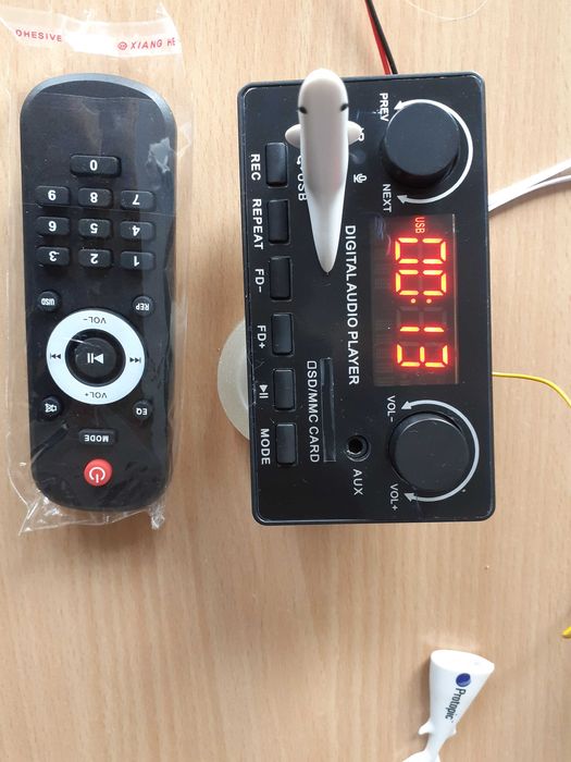 Player  mp 3 radio fm bluetooth recorder tlc