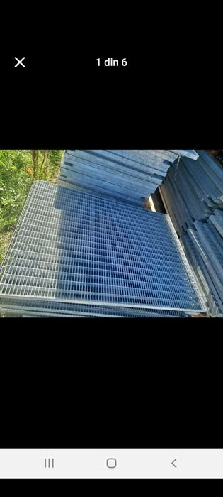 Grătare zincate la diferite dimensiuni debitam la dimensiunea dorită d