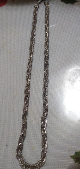 Продам серебряную цепочку и крестик