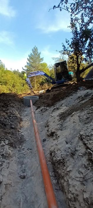 Септична яма , Канализация ,Багер ,Бобкат