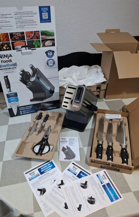 Ninja Foodi StaySharp Блок с ножове 6 части